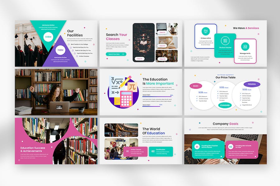 教育活动教学展示PPT模板 - 顶尖PPT