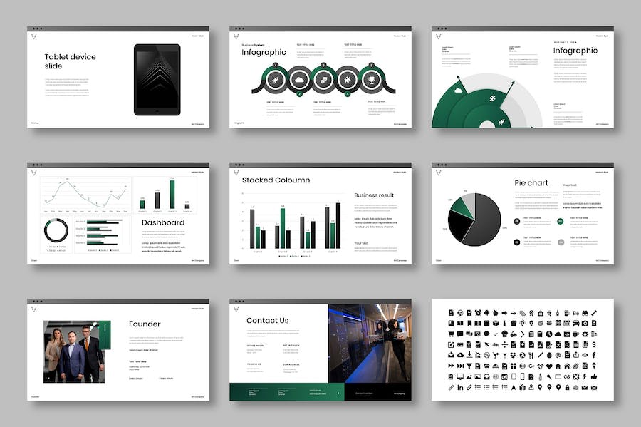 商务企业产品服务介绍推广Keynote模板 - 顶尖PPT