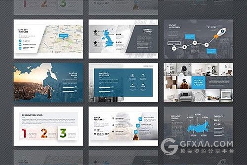 150页10种配色商务汇报总结keynote模板 - 顶尖PPT