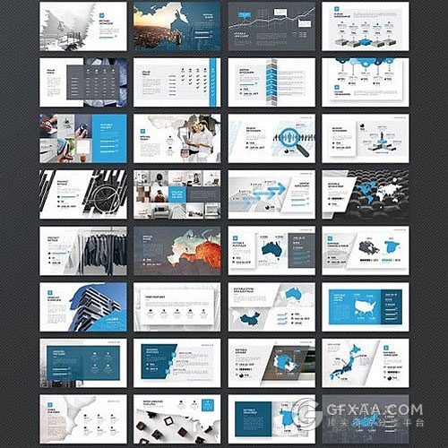 150页10种配色商务汇报总结keynote模板 - 顶尖PPT