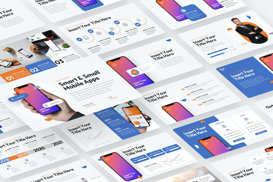 移动应用APP宣传展示keynote模板 - 顶尖PPT