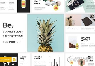 130多页简约文艺风格通用PPT模板 - 顶尖PPT