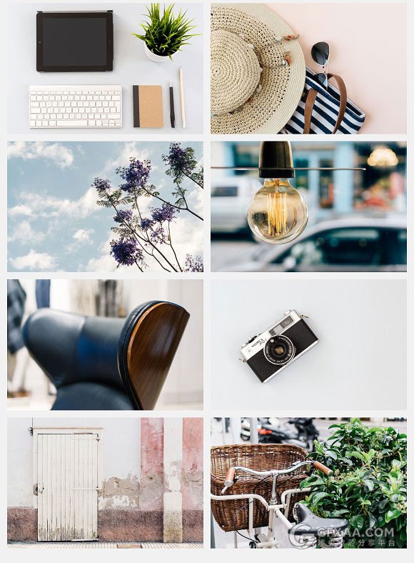 6000*4000分辨30张简约文艺风格PPT配图 - 顶尖PPT