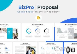 100多页蓝色商务工作报告总结PPT模板 - 顶尖PPT