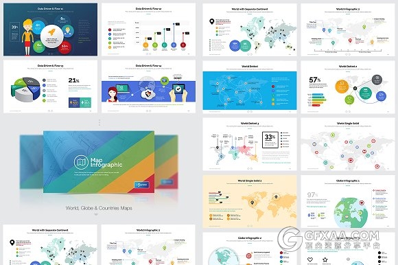 397页高端商务keynote模板14种配色方案 - 顶尖PPT