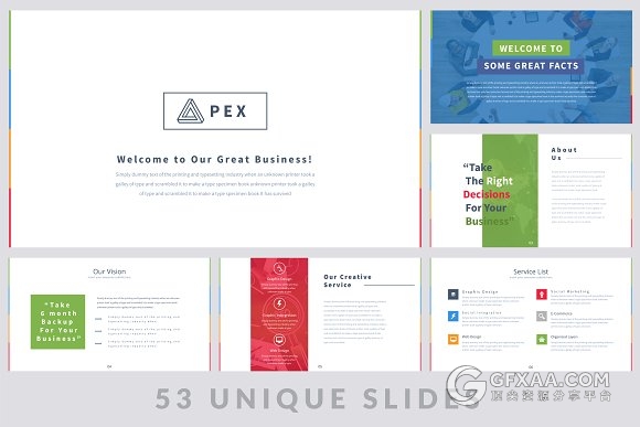 白底简约商务多用途PPT模板 - 顶尖PPT