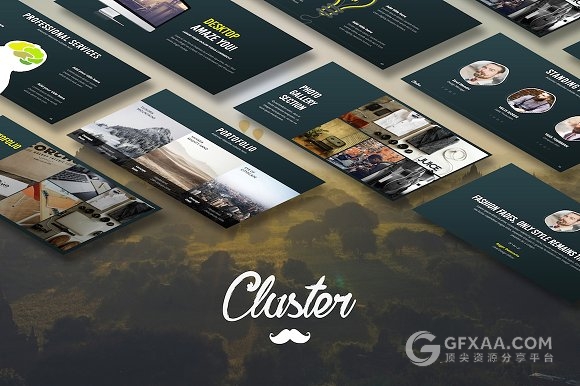 超高清55页欧美高端大气keynote模板 - 顶尖PPT