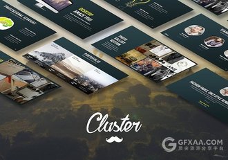 超高清55页欧美高端大气keynote模板 - 顶尖PPT