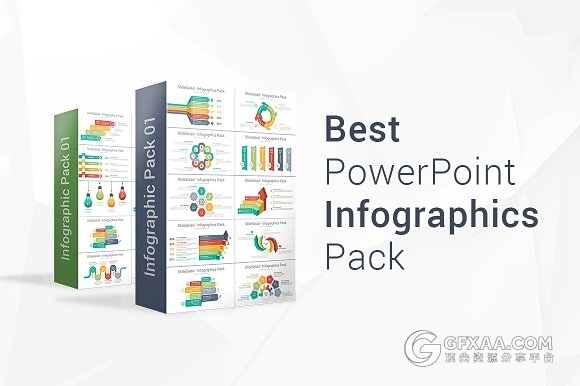 250页最好的PPT信息图素材包90种配色 - 顶尖PPT