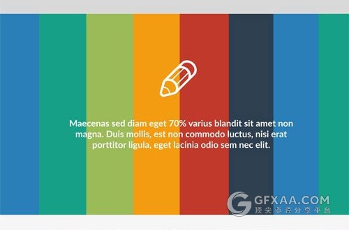 70多页扁平化卡通风格商务PPT模板 - 顶尖PPT