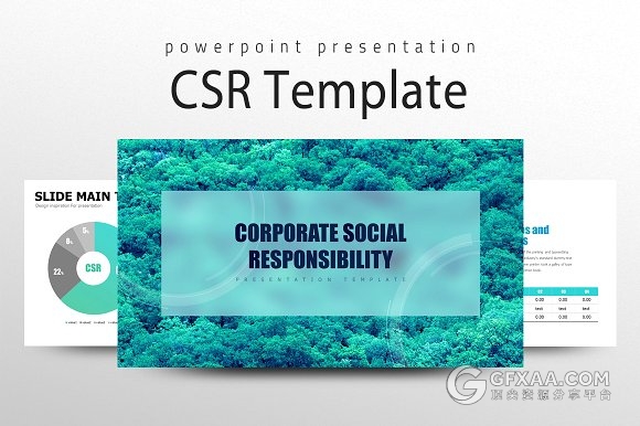 生态环境大自然绿化保护PPT模板 - 顶尖PPT