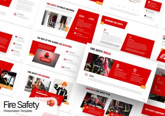 消防安全演示教学课件PPT模板 - 顶尖PPT