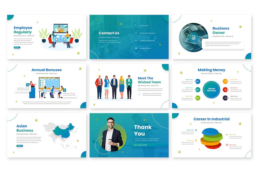 愿望清单目标规划管理PPT模板 - 顶尖PPT