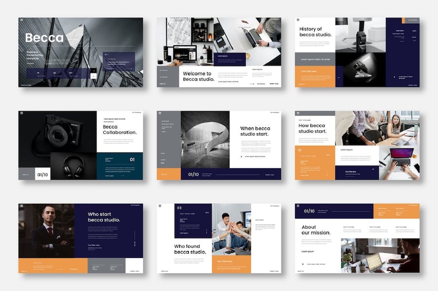 欧美商务多用途PPT模板 - 顶尖PPT