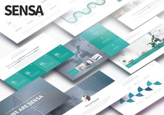 企业介绍项目报告计划总结图形PPT模板 - 顶尖PPT