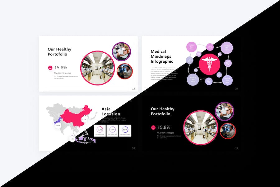 粉色风湿病治疗医学护理PPT模板 - 顶尖PPT
