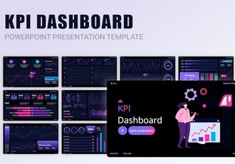 企业KPI绩效考核数据PPT模板 - 顶尖PPT