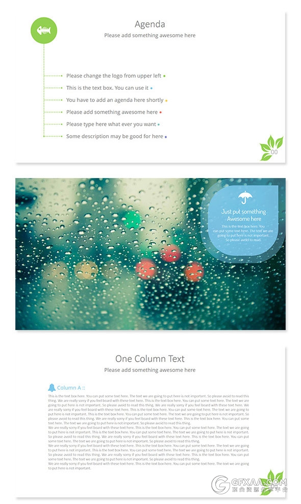 欧美简约扁平化商务多用途keynote模板 - 顶尖PPT