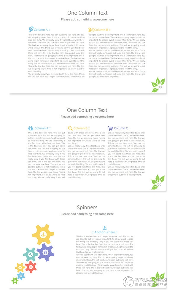 欧美简约扁平化商务多用途keynote模板 - 顶尖PPT