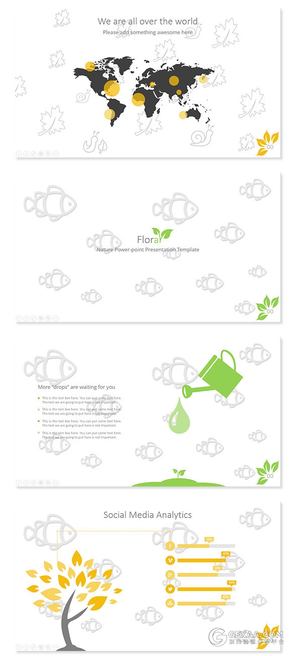 欧美简约扁平化商务多用途keynote模板 - 顶尖PPT