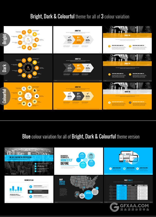 95页3种配色商务多用途keynote模板 - 顶尖PPT