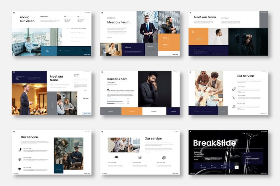 欧美商务多用途PPT模板 - 顶尖PPT