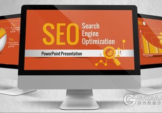 搜索引擎优化SEO服务演示PPT模板 - 顶尖PPT