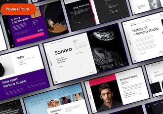 国外商务多用途PPT模板 - 顶尖PPT