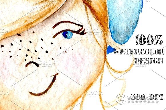 52张水彩卡通PNG教育教学工具图片 - 顶尖PPT