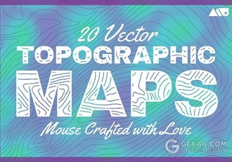 20地图纹理PNG免抠图片PPT素材 - 顶尖PPT