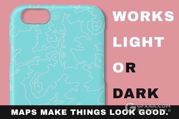 20地图纹理PNG免抠图片PPT素材 - 顶尖PPT