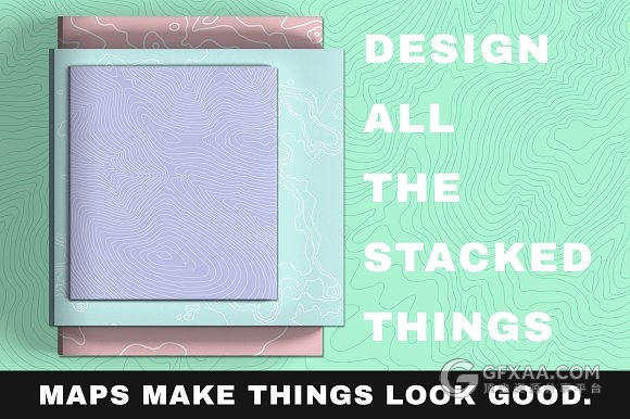 20地图纹理PNG免抠图片PPT素材 - 顶尖PPT