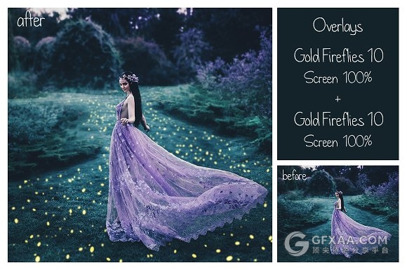 99张高清星光萤火虫图片素材 - 顶尖PPT