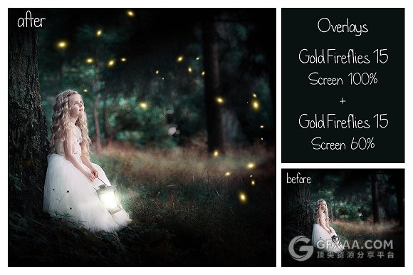 99张高清星光萤火虫图片素材 - 顶尖PPT