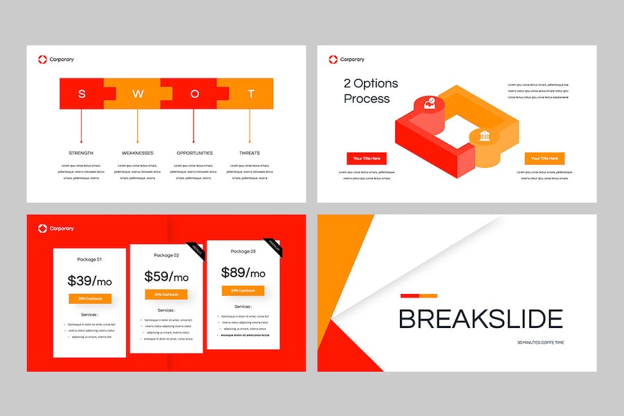 企业核心业务主旨Keynote演示模板 - 顶尖PPT