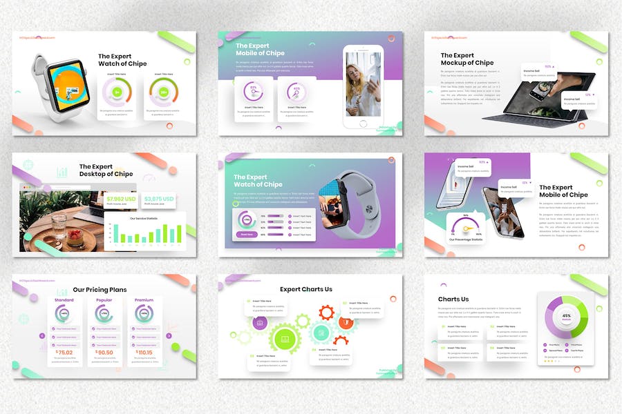 工作计划总结数据分析PPT模板 - 顶尖PPT