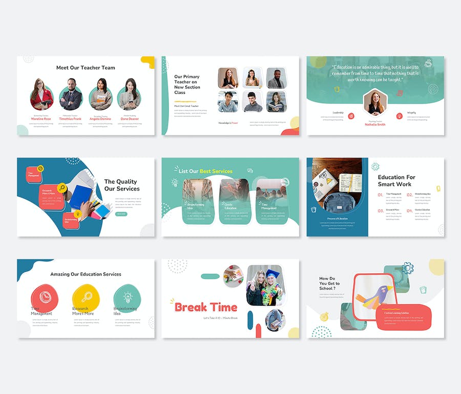 创意涂鸦风格展示PPT模板 - 顶尖PPT