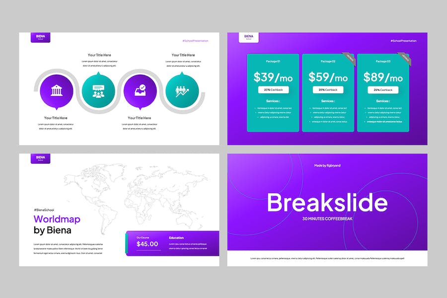 学校教育招生宣传政策介绍Keynote模板 - 顶尖PPT