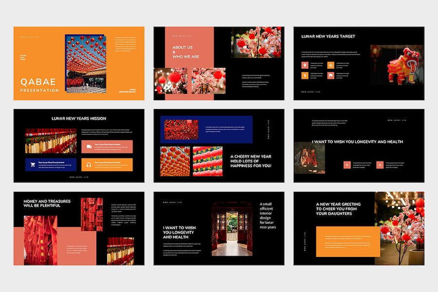 中国农历新年文化习俗国际传播推广PPT模板 - 顶尖PPT