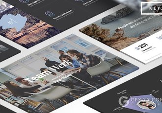 100多页简约大气商务PPT模板5种配色主题 - 顶尖PPT