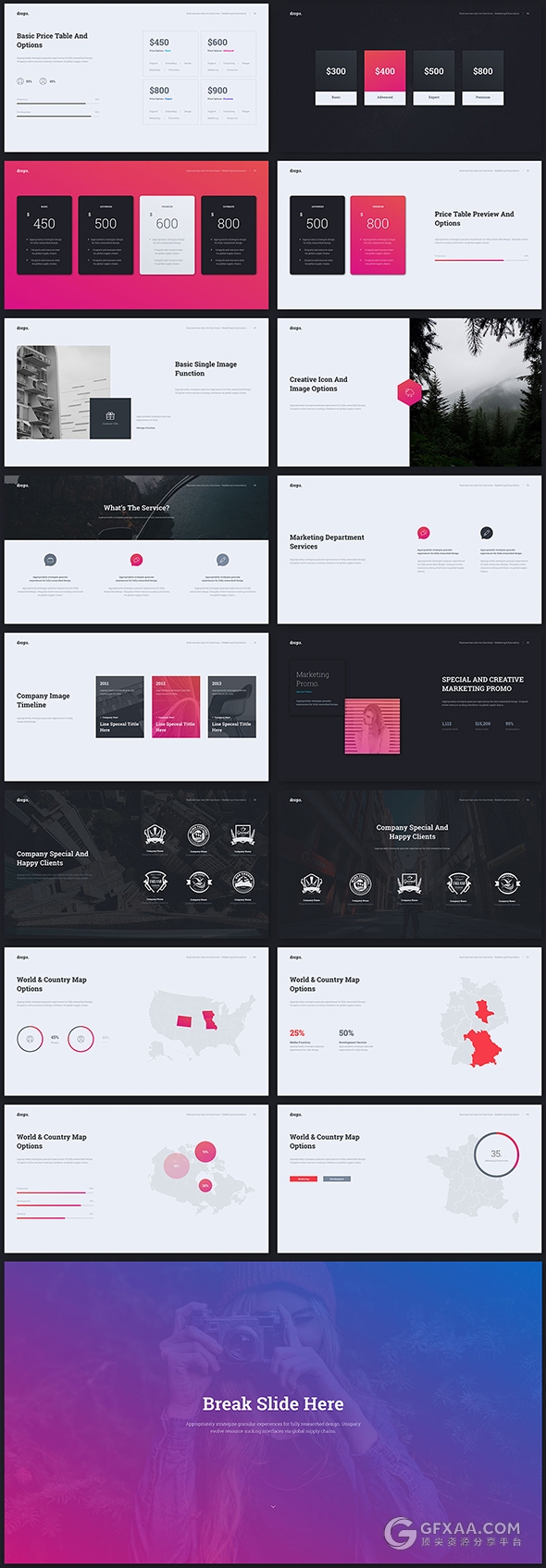 100多页高端大气欧美风格商务PPT模板 - 顶尖PPT