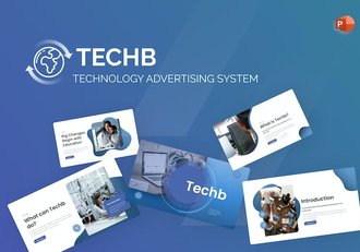 人工智能网络技术PPT模板 - 顶尖PPT