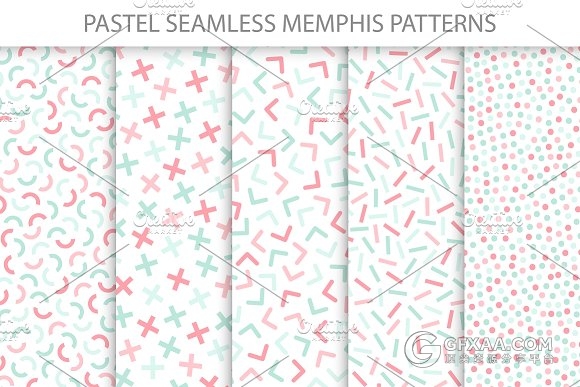 色彩斑斓的微妙图形组合创意PNG素材 - 顶尖PPT