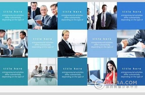 80页蓝色商务多用途keynote模板 - 顶尖PPT