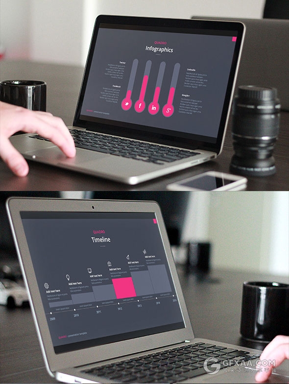 80多页欧美高端商务keynote模板4种配色主题 - 顶尖PPT