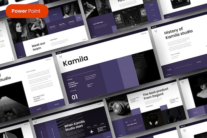 商业摄影图片产品展示ppt模板 - 顶尖PPT