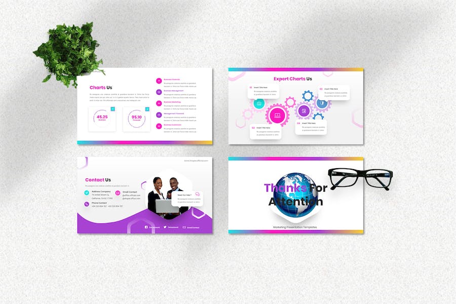 市场营销推广策略方案Keynote模板 - 顶尖PPT