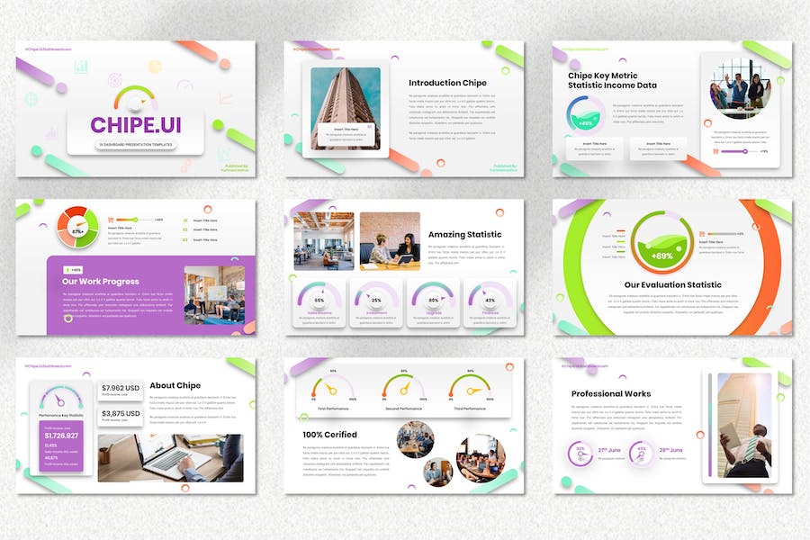 工作计划总结数据分析PPT模板 - 顶尖PPT