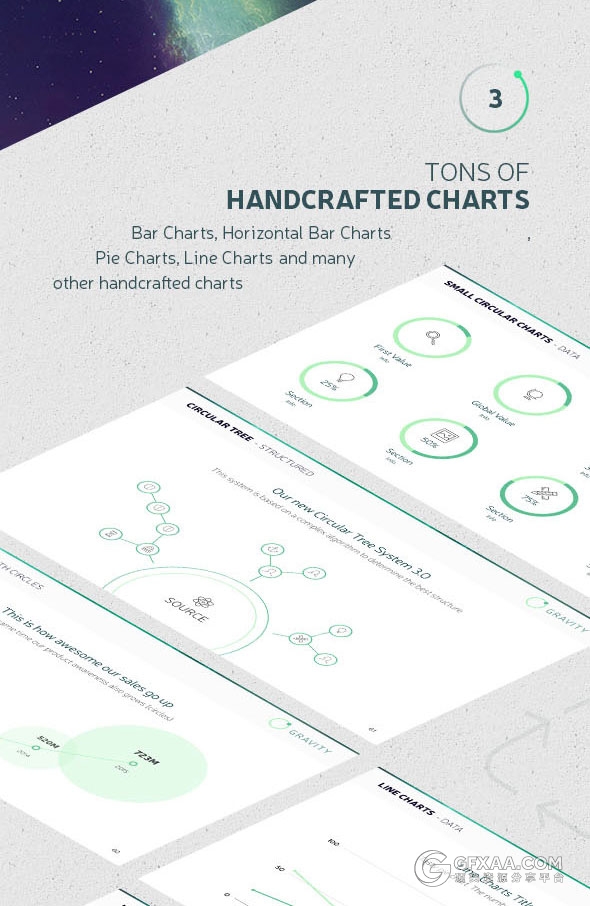 80多页8种配色主题keynote高端线条动画模板 - 顶尖PPT