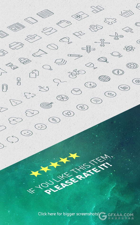 80多页8种配色主题keynote高端线条动画模板 - 顶尖PPT